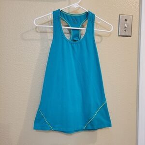 BCG Women workout Turquoise Racerback Tank top size Medium